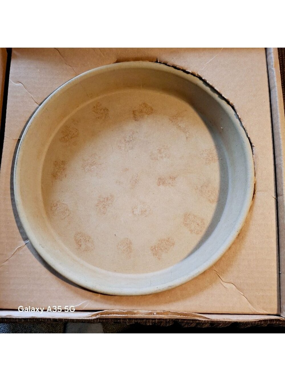The Pampered Chef Family Heritage Deep Dish Baker Stoneware USA 1390